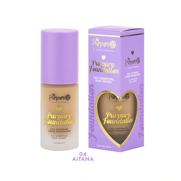 BASE FULL COBERTURA PURPURE TONO 4